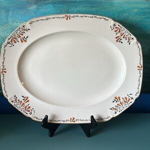 Royal Ivory John Maddock & Sons Ltd England Mark - very Large serving Platter